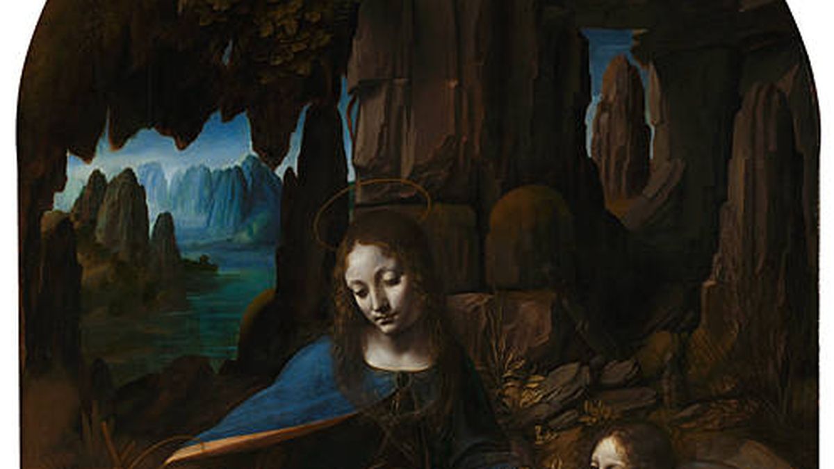 Lo que los rayos X revelan de Leonardo Da Vinci: el boceto bajo 'La Virgen de las Rocas'