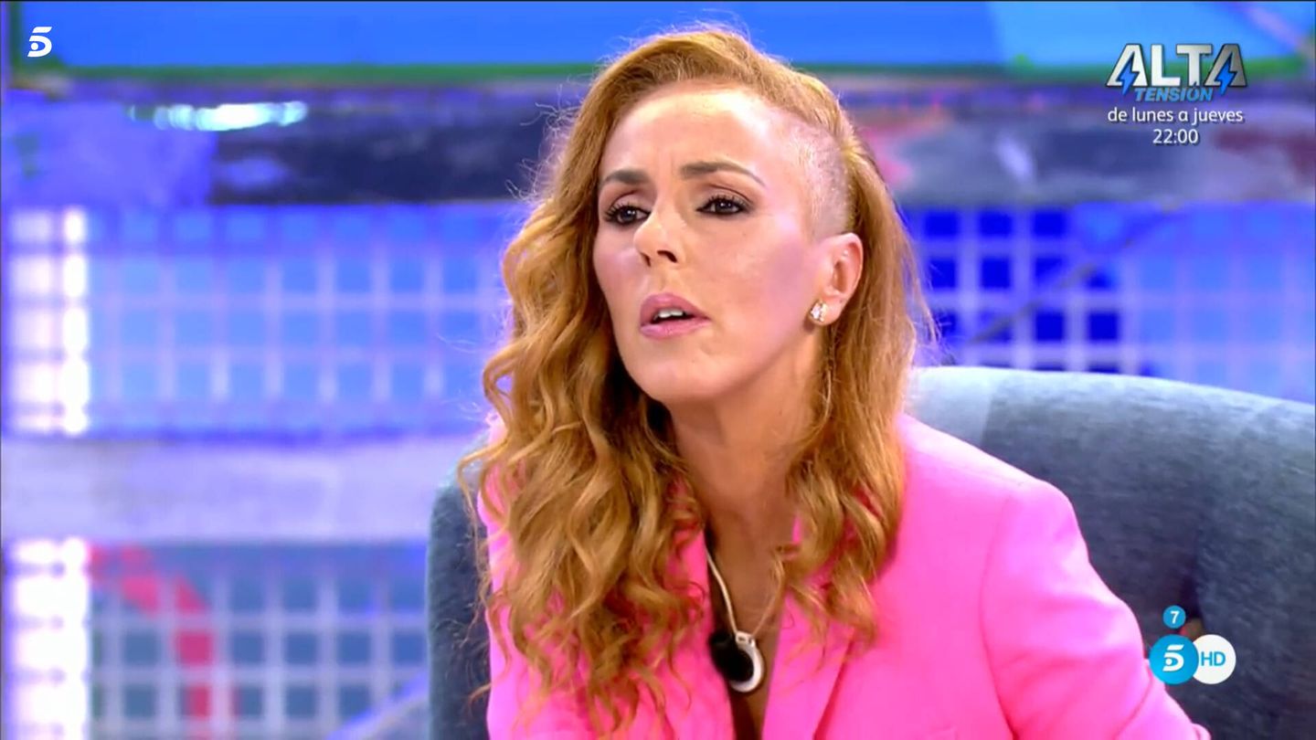 Rocío Carrasco, en 'Sálvame'. (Telecinco)