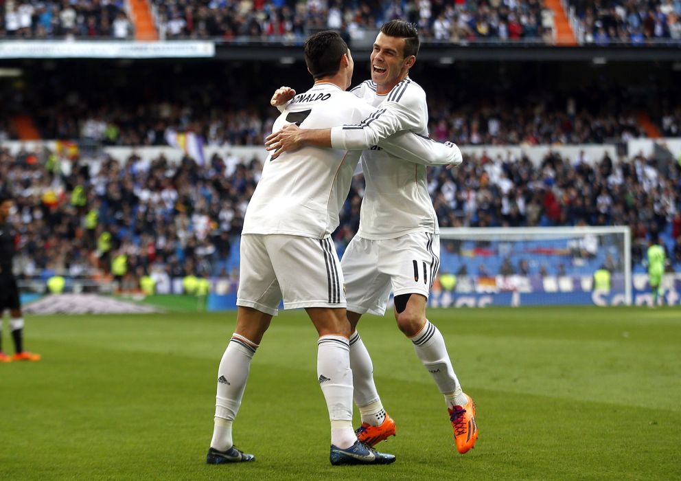 Foto: Cristiano Ronaldo y Gareth Bale están entendiéndose en el terreno de juego.