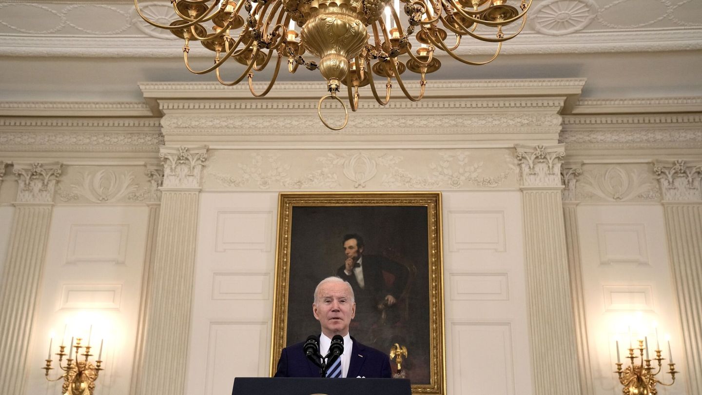 Joe Biden, compareciendo sobre los datos de empleo de EEUU. (EFE)
