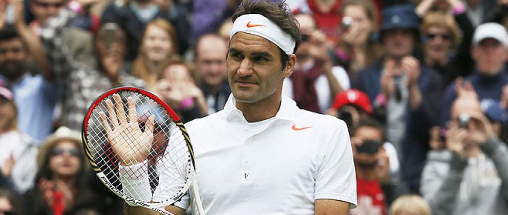 Foto: Roger Federer utilizará una raqueta 20 centímetros más grande