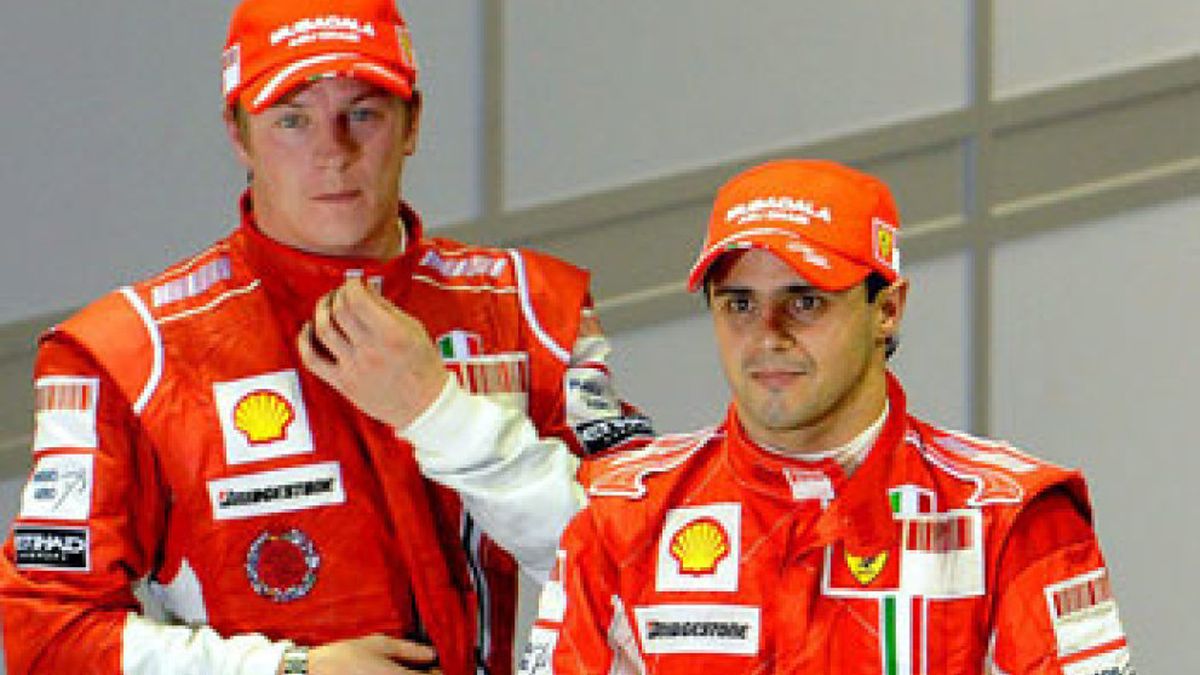 Raikkonen y Massa, a una carrera de ser la peor pareja en la historia de Ferrari