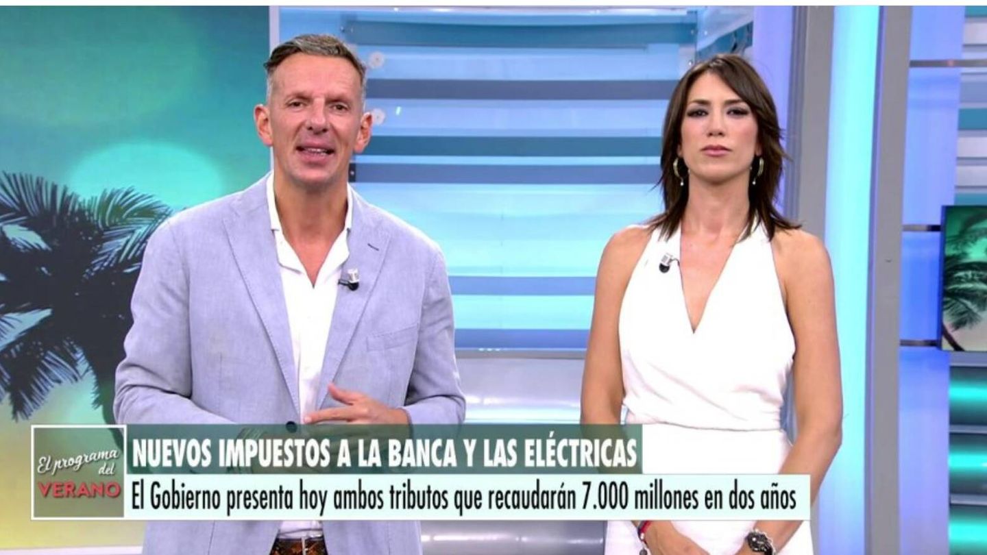 Joaquín Prat y Patricia Pardo, en 'El programa del verano'. (Mediaset)