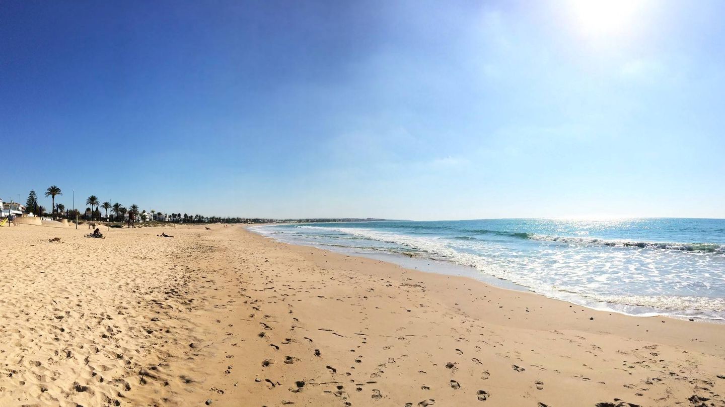 La playa de la Barrosa, otro paraíso en Cádiz. (Foto: David Ibáñez Montañez)