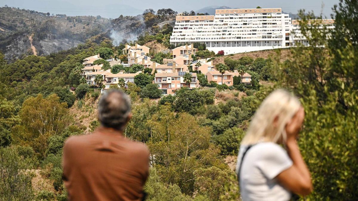 Vidas encadenadas por el fuego: el miedo y la angustia de los evacuados en Málaga 