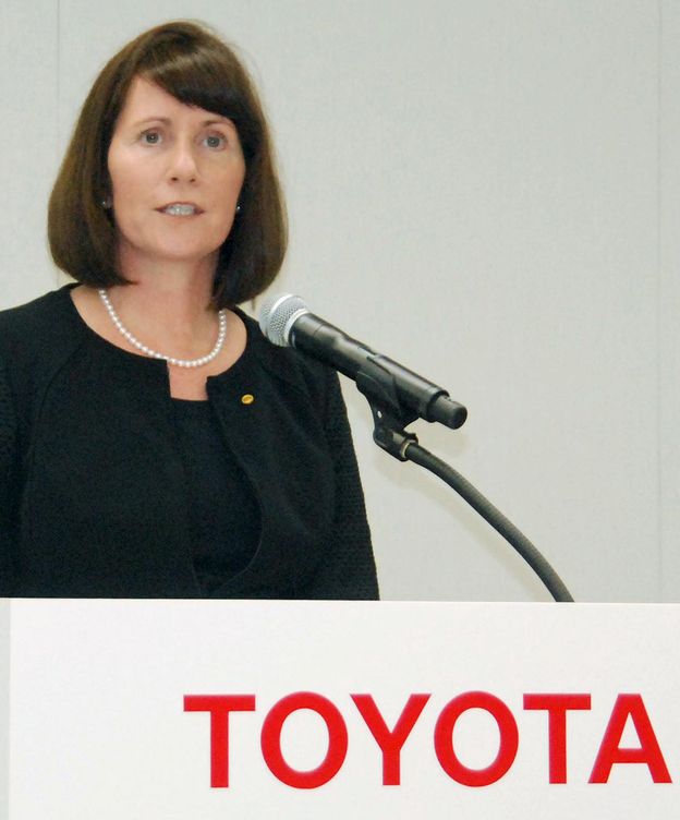 Foto: Julie Hamp, exdirectora de comunicación de Toyota Motor. (Reuters)
