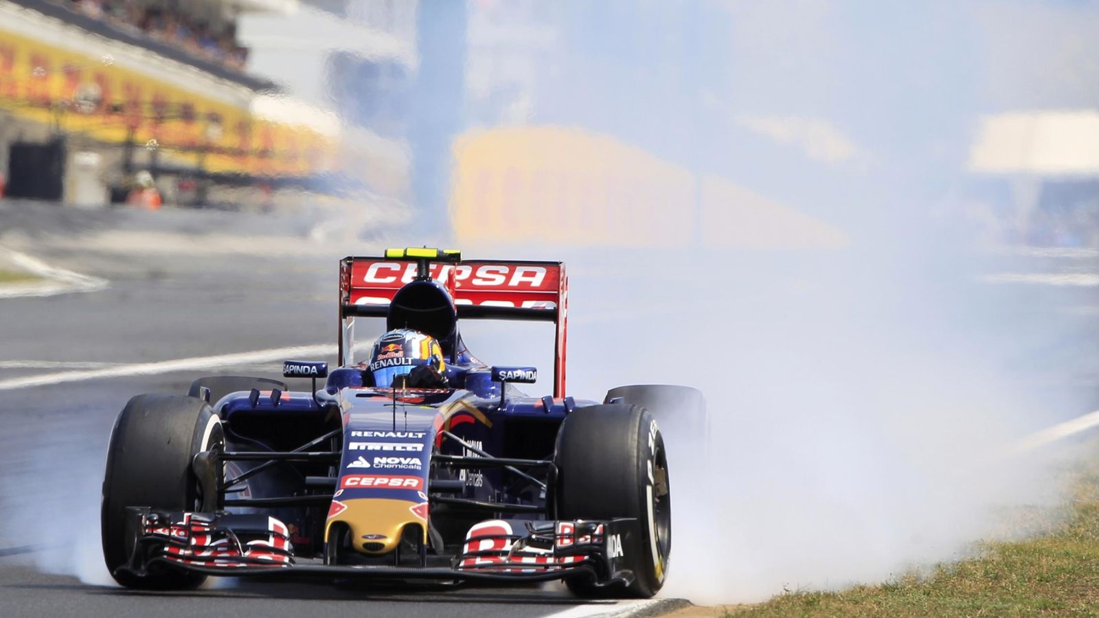 Foto: Carlos Sainz durante el Gran Premio de Hungría (Reuters)