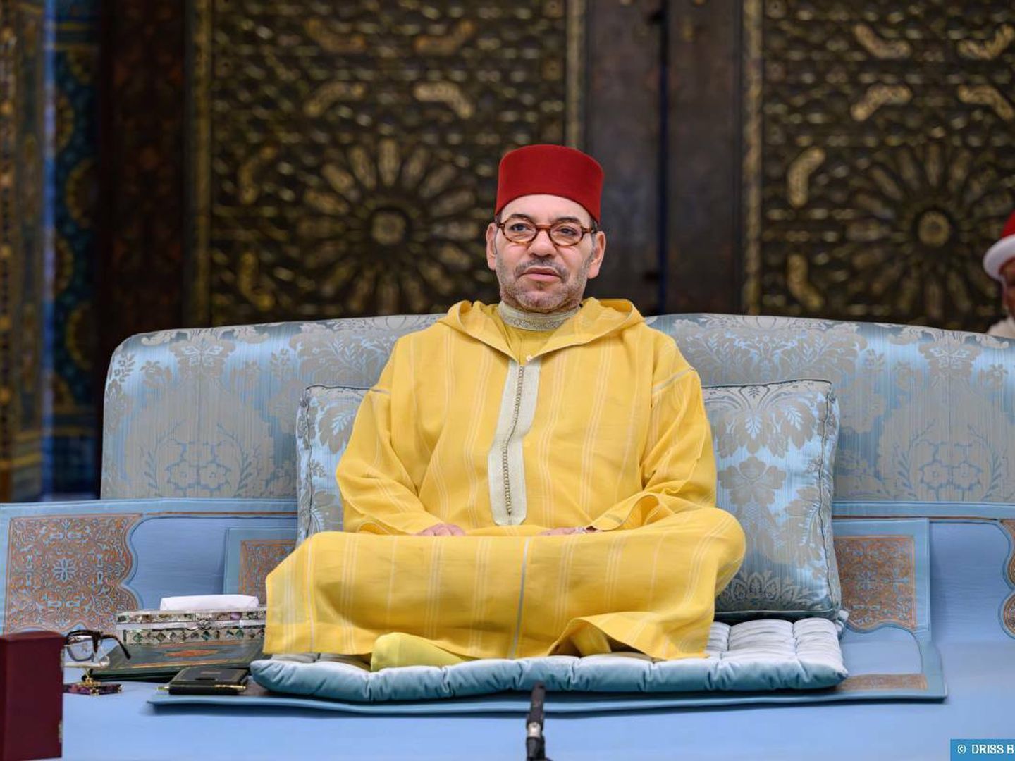 El rey Mohamed VI, en una charla religiosa en Ramadán. (MAP)