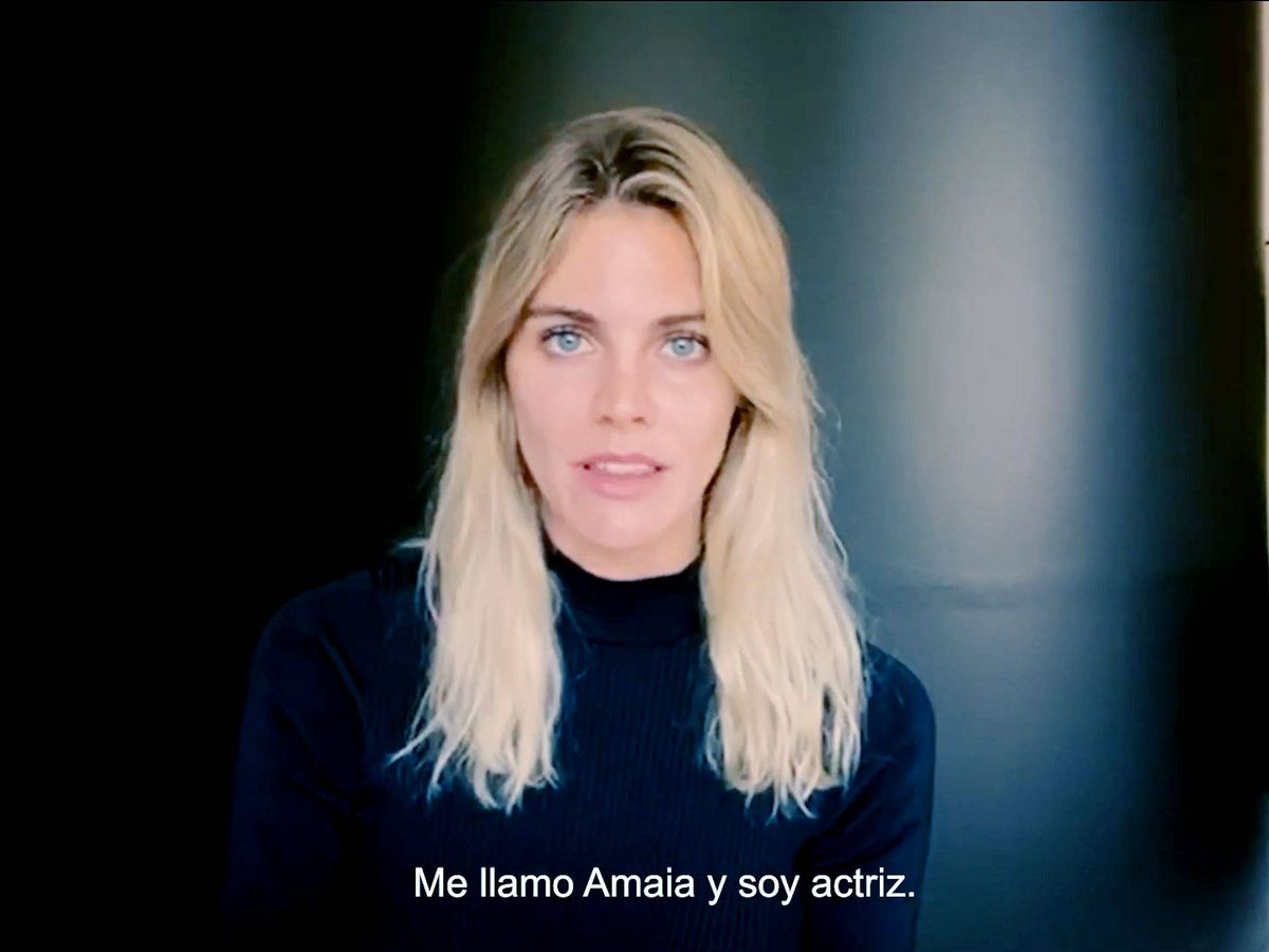 Foto: Amaia Salamanca, en el vídeo de la Fundación Alalá.
