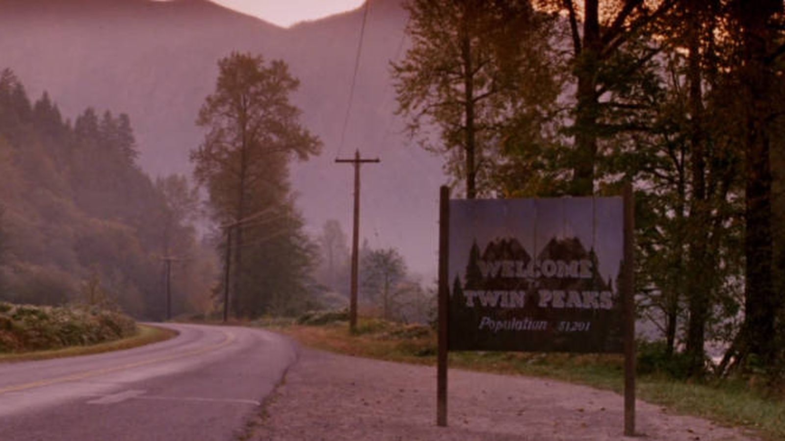 Foto: Imagen de la cabecera de 'Twin Peaks'