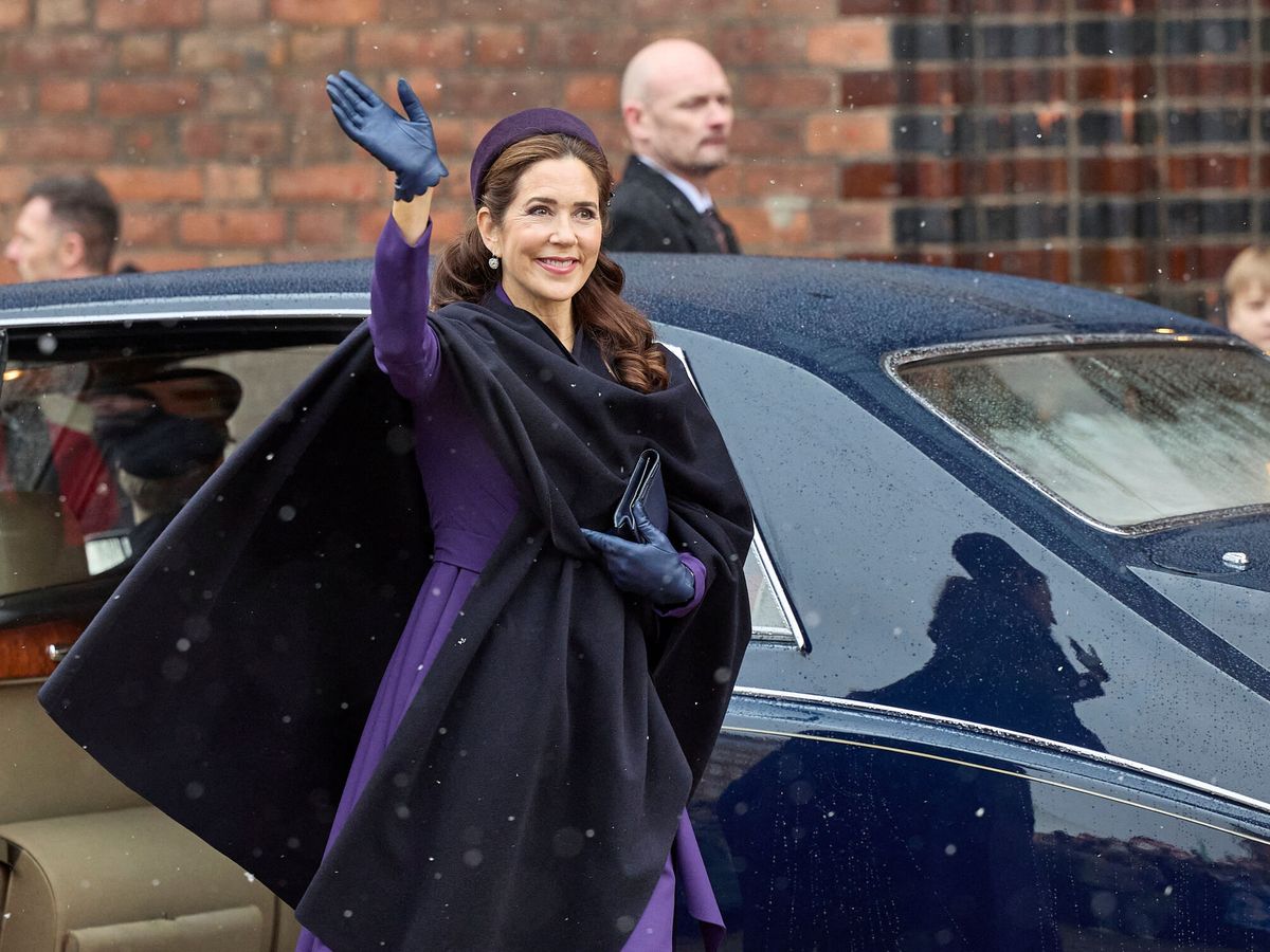 Foto: La reina Mary, en Aarhus. (Reuters)