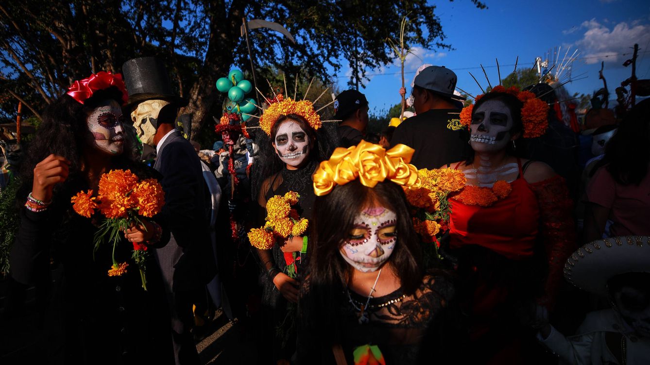 Foto: Celebración del Día de los Muertos en México. (Getty/Manuel Velasquez)