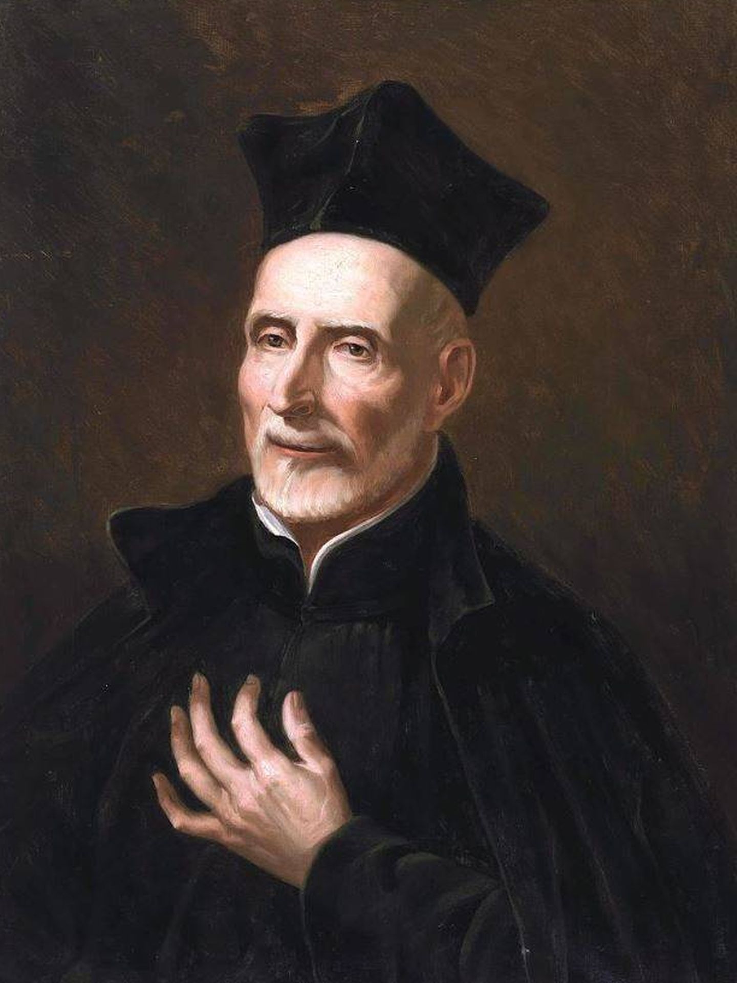 Retrato de San José de Calasanz, de Francisco Jover y Casanova. (C.C.)