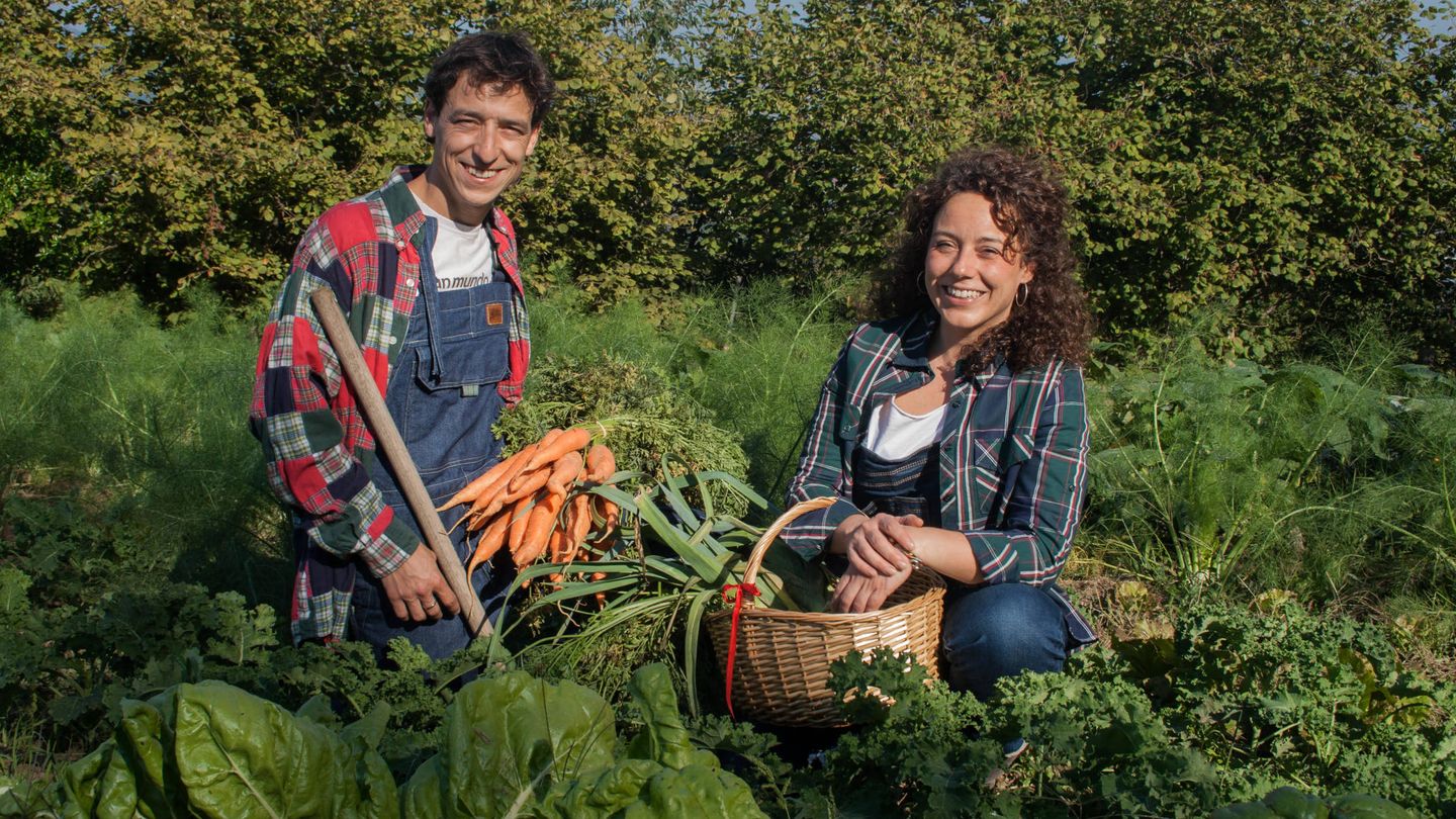Lorena y David, agricultores y dueños de Con Raíz. (EC)