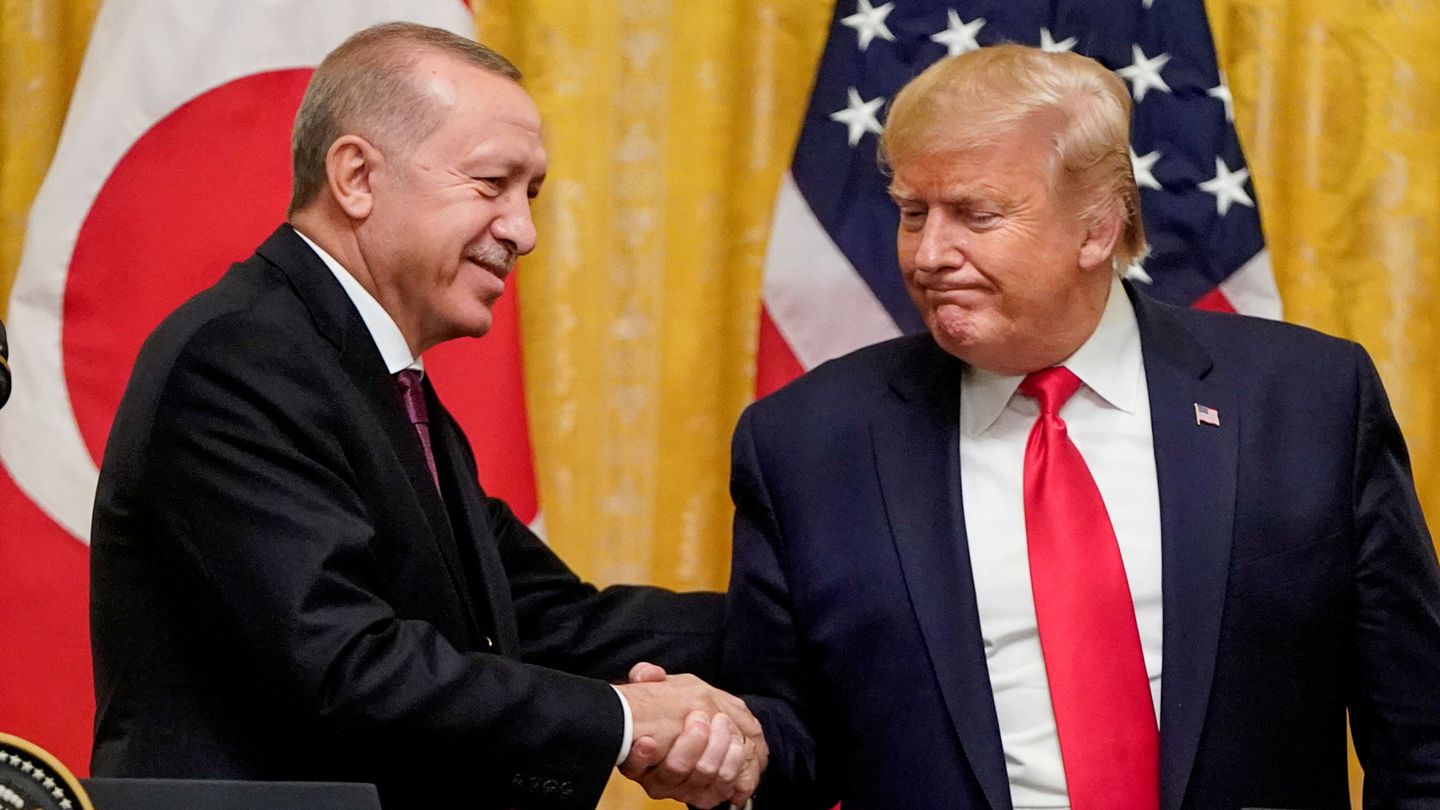 Erdogan y Trump en una foto de archivo. (Reuters)