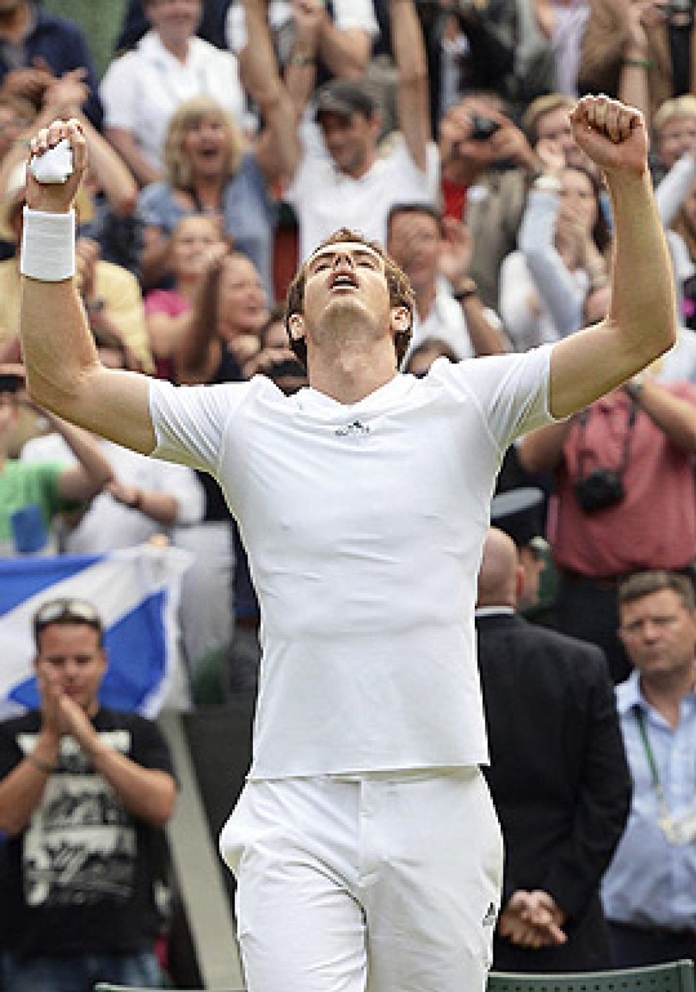 Foto: Murray remonta ante Verdasco en los cuartos de Wimbledon y rompe la 'maldición de Cameron'