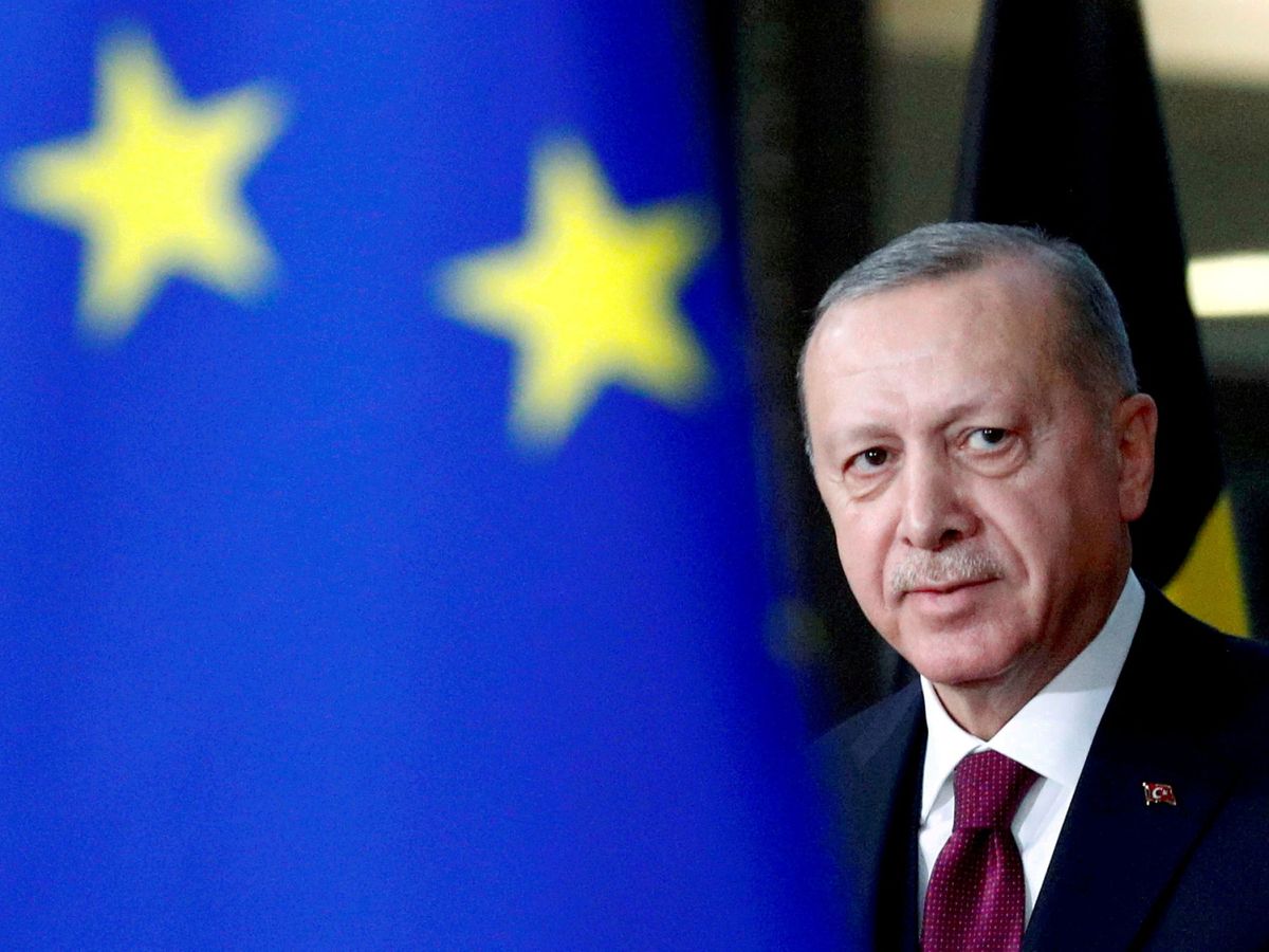 Foto: Erdogan durante una visita a Bruselas. (Reuters)