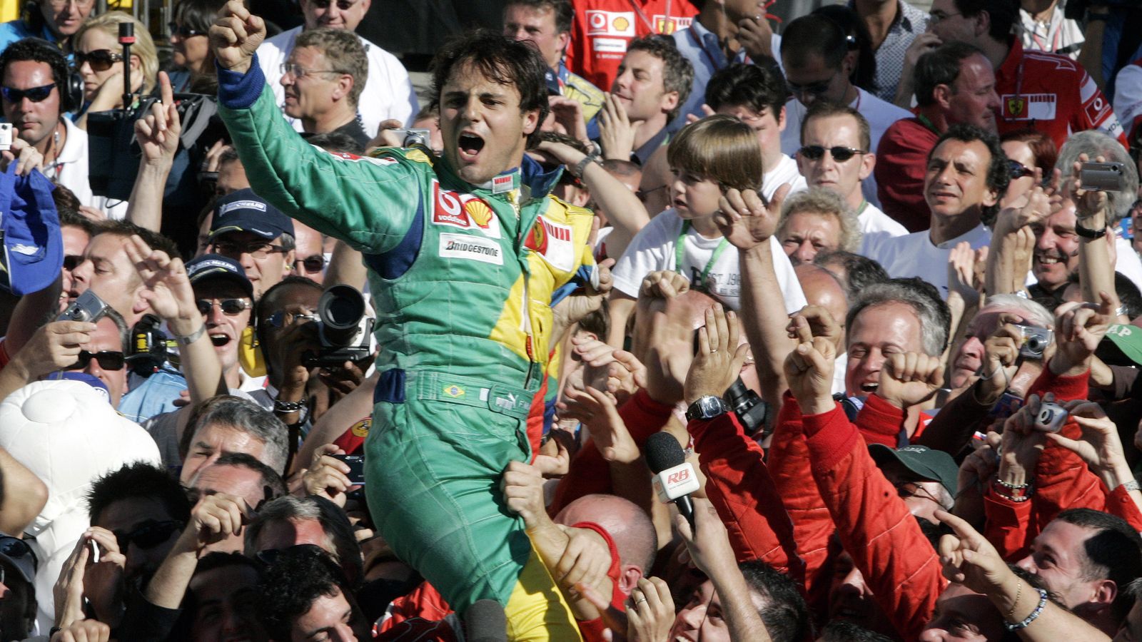 Foto: La celebración de Massa en 2006 (Reuters)