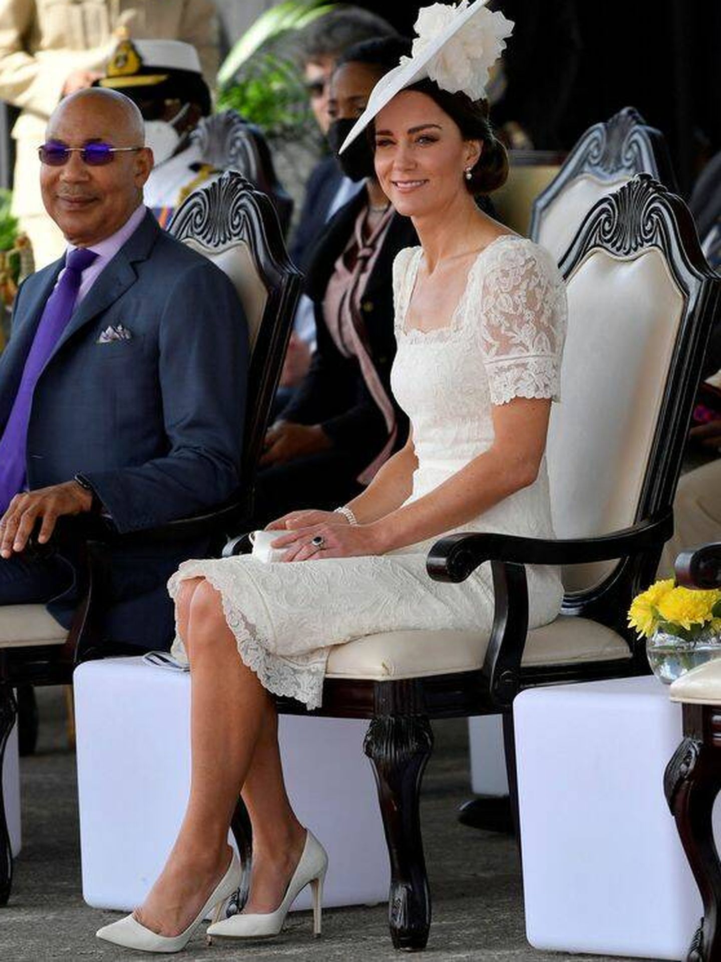 La duquesa de Cambridge, en Jamaica. (Reuters/Toby Melville)