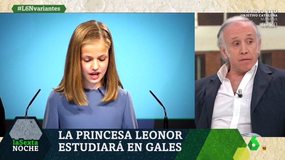 'La Sexta noche': Eduardo Inda pide cerrar RTVE por el polémico rótulo de Leonor
