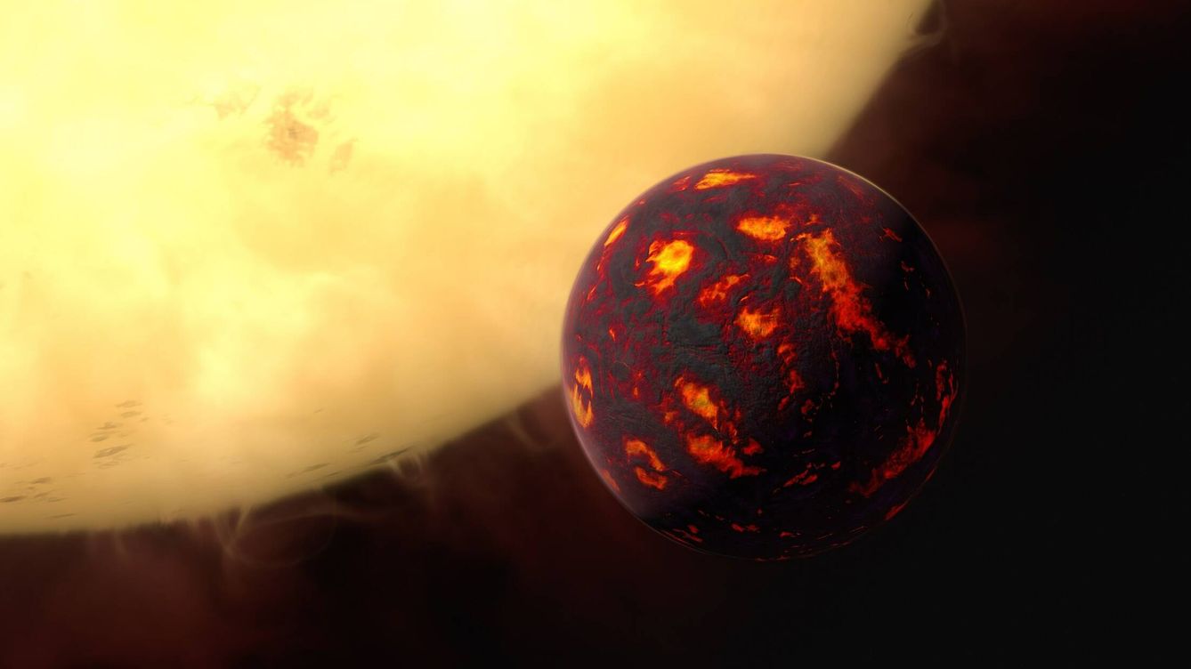Foto: Representación del exoplaneta 55 Cancri e. (Wikipedia)