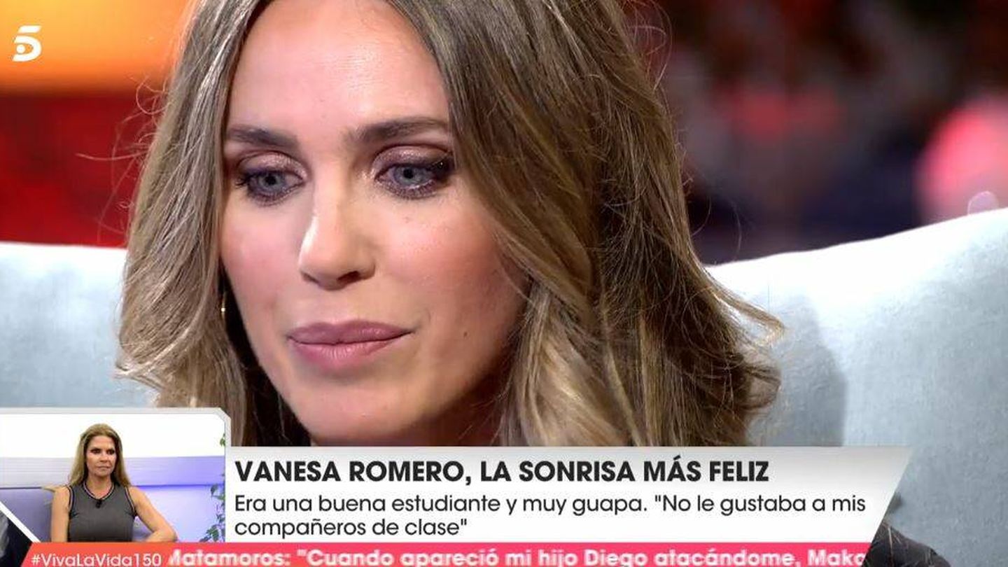 Vanesa Romero, en 'Viva la vida'. (Mediaset España)