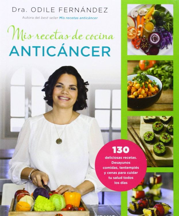 Foto: El libro 'Mis recetas anticáncer' de Odile Fernández ha vendido 115.000 ejemplares en sus dos presentaciones.