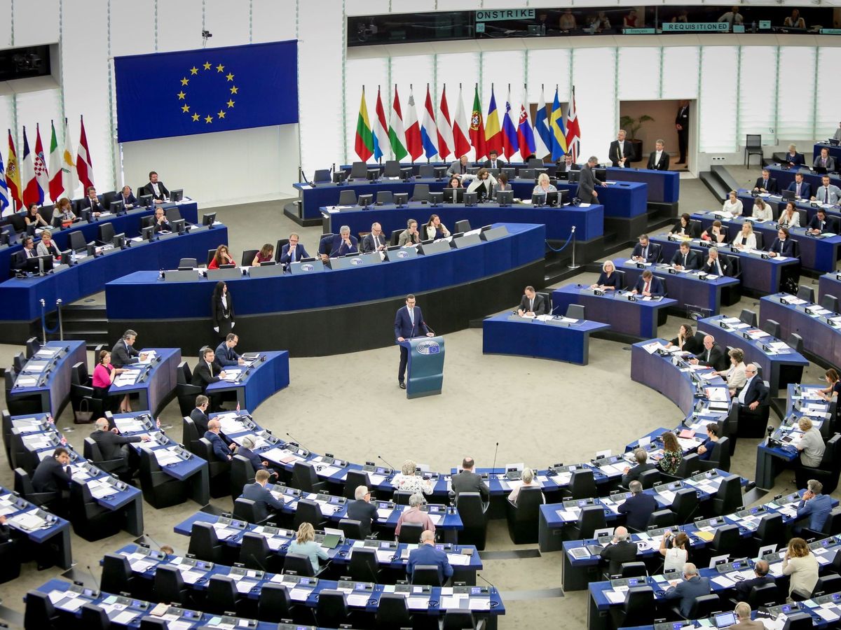 Foto: Imagen del Parlamento Europeo. (EFE/Marc Dossmann)