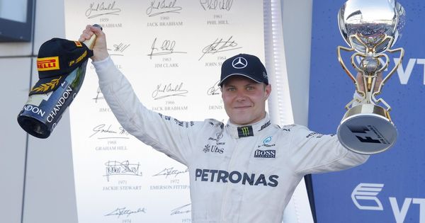 Foto: Bottas, en su victoria del Gran Premio de Rusia. (Reuters)