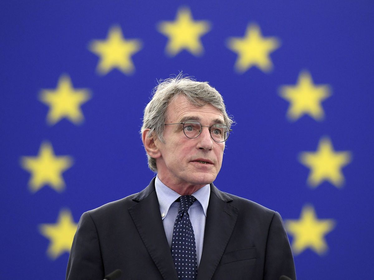 Foto: El presidente del Parlamento Europeo, David Sassoli. (Reuters)