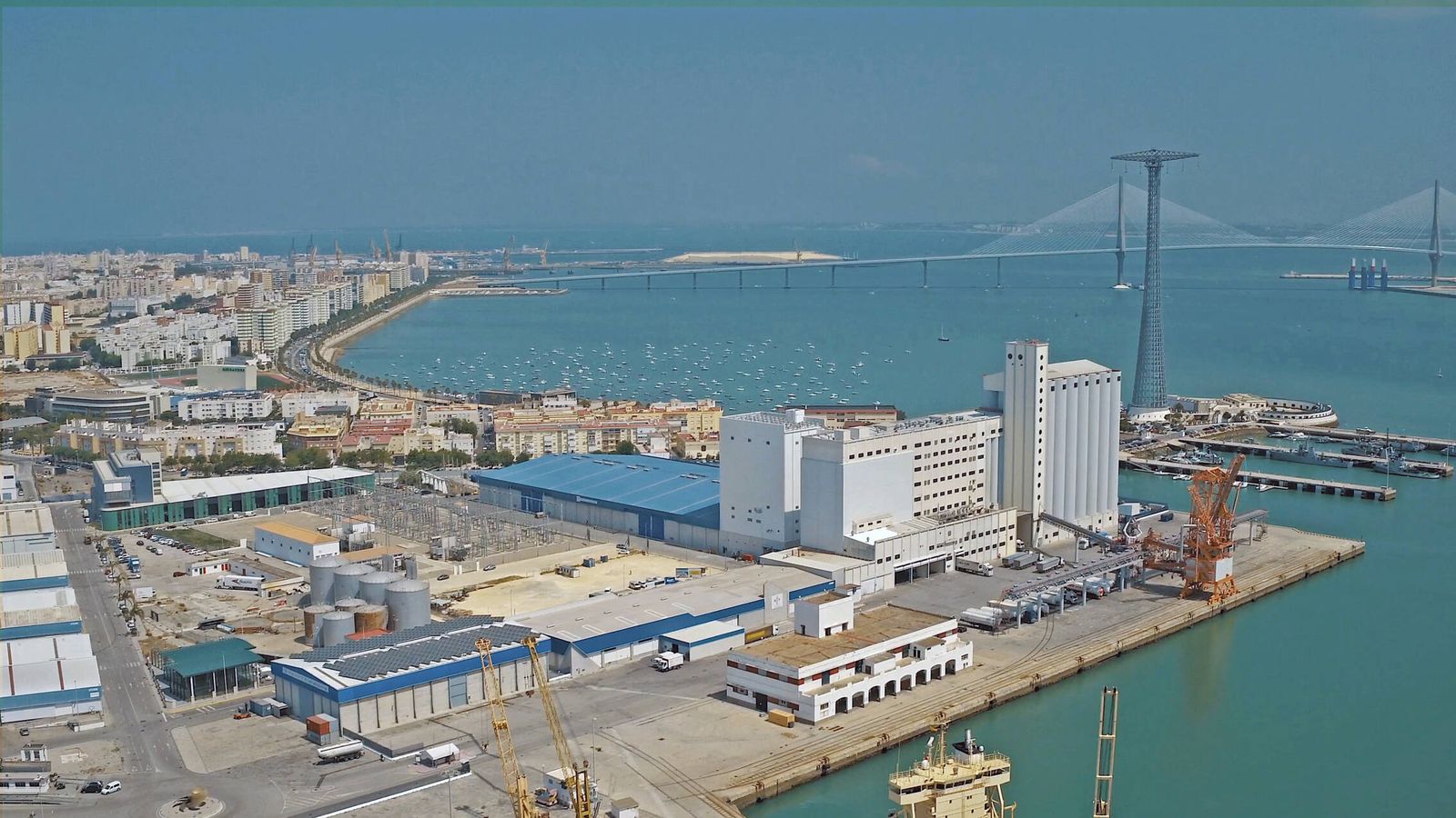 Entorno de la Zona Franca de Cádiz donde se sitúa Incubazul. (Foto: cortesía)