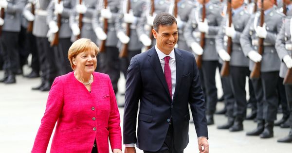 Foto: Ángela Merkel y Pedro Sánchez en Berlín. (Reuters)