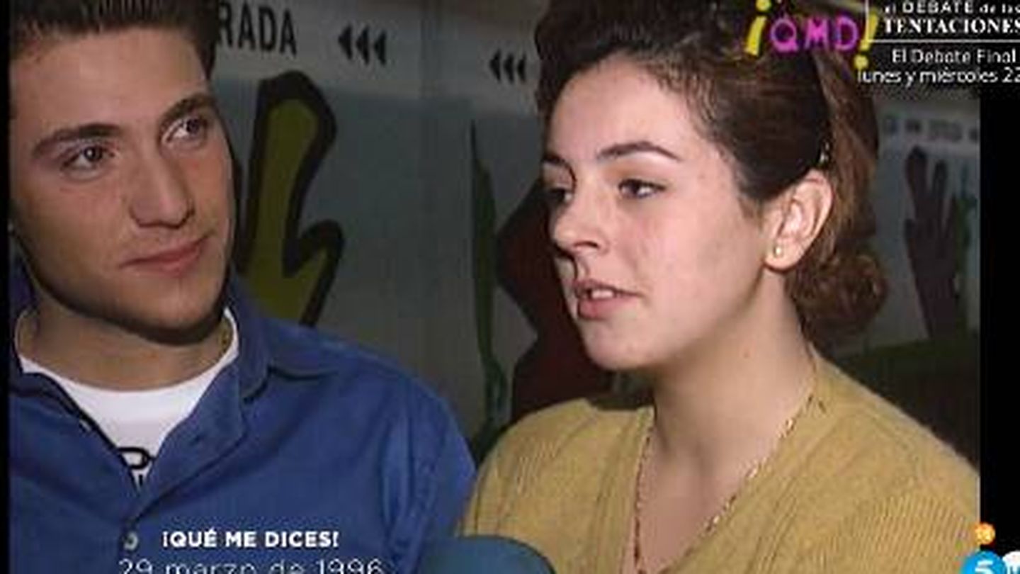 Imagen de archivo de Rocío Carrasco y Antonio David mostrada por el programa.