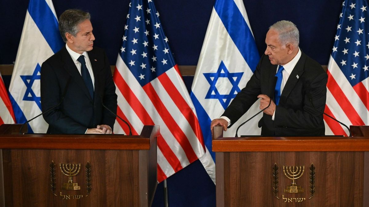 Blinken garantiza su apoyo a Netanyahu durante su visita a Israel: "No vamos a irnos a ninguna parte"
