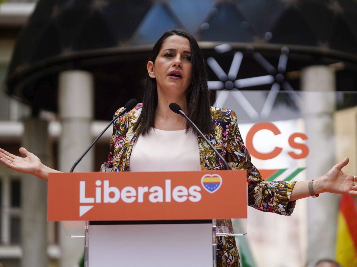 Foto: La presidenta de Ciudadanos, Inés Arrimadas. (EFE/Rafa Alcaide)