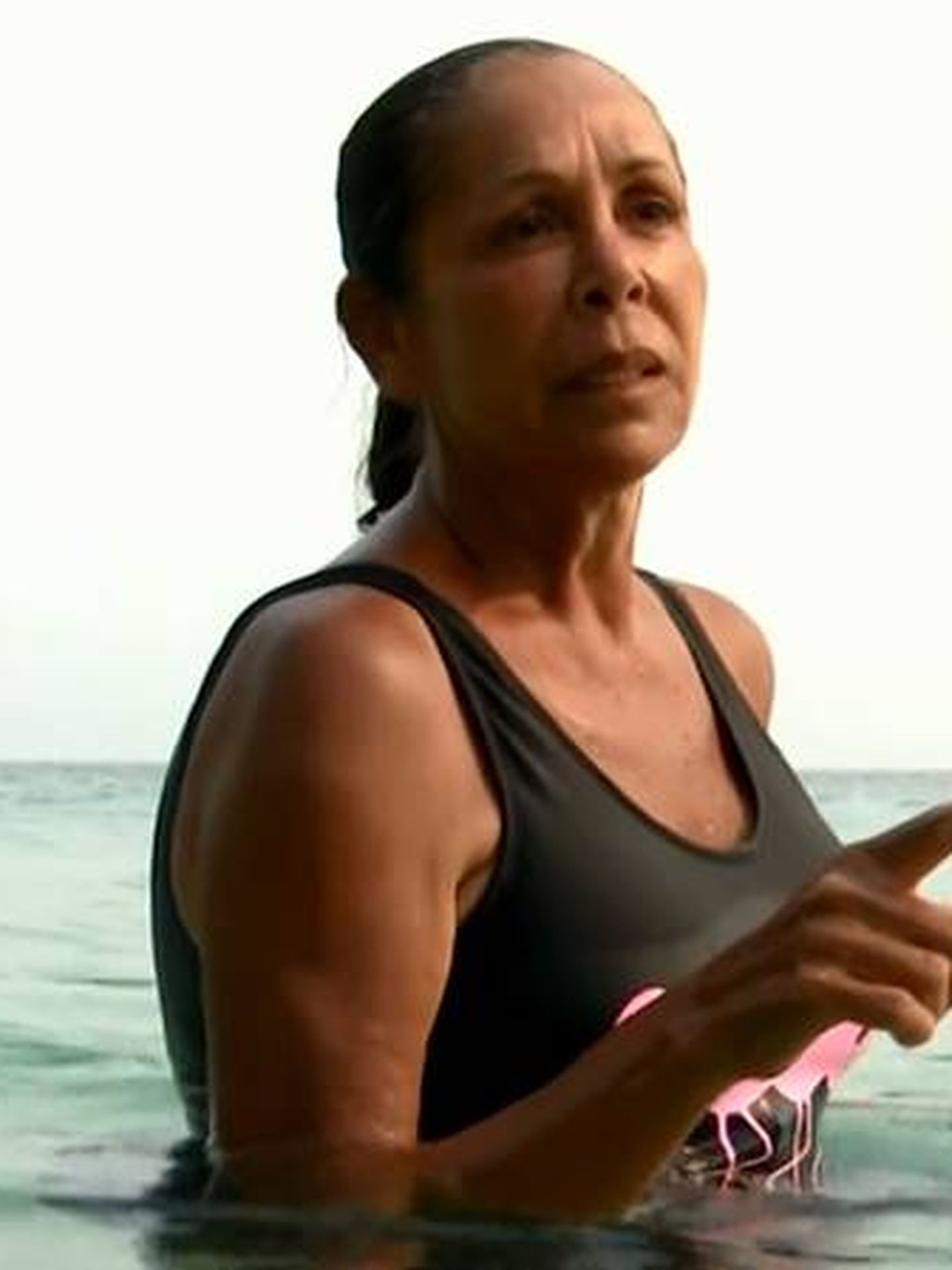 Isabel Pantoja en 'Supervivientes 2019'. (Telecinco)