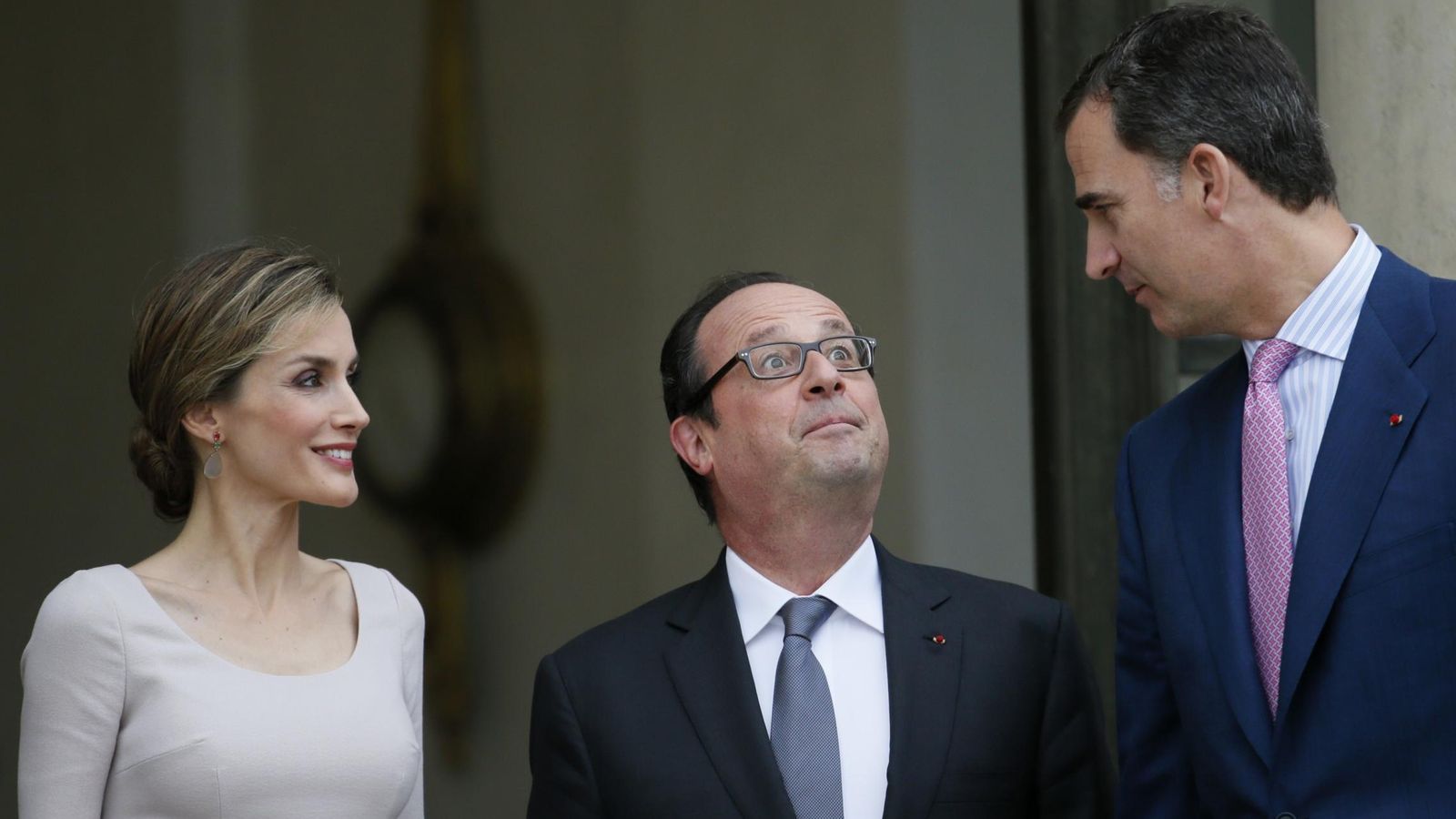 Foto: Los reyesy Francçois Hollande en una foto de archivo. (Reuters)