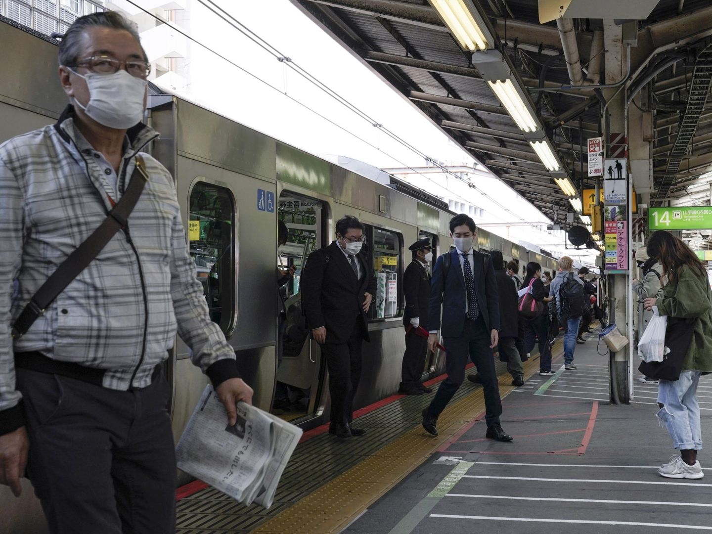 Metro de Tokio, Japón, el pasado 8 de abril. (Reuters)