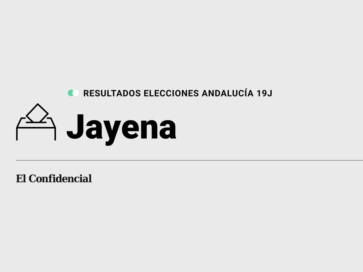 Foto: Resultados en Jayena, Granada, de las elecciones de Andalucía 2022 este 19-J (C.C./Diseño EC)