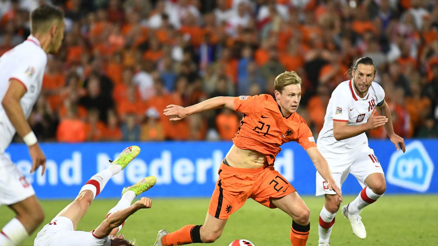 De Jong, en un partido con Holanda en el último parón de selecciones. (REUTERS Piroschka Van De Wouw)