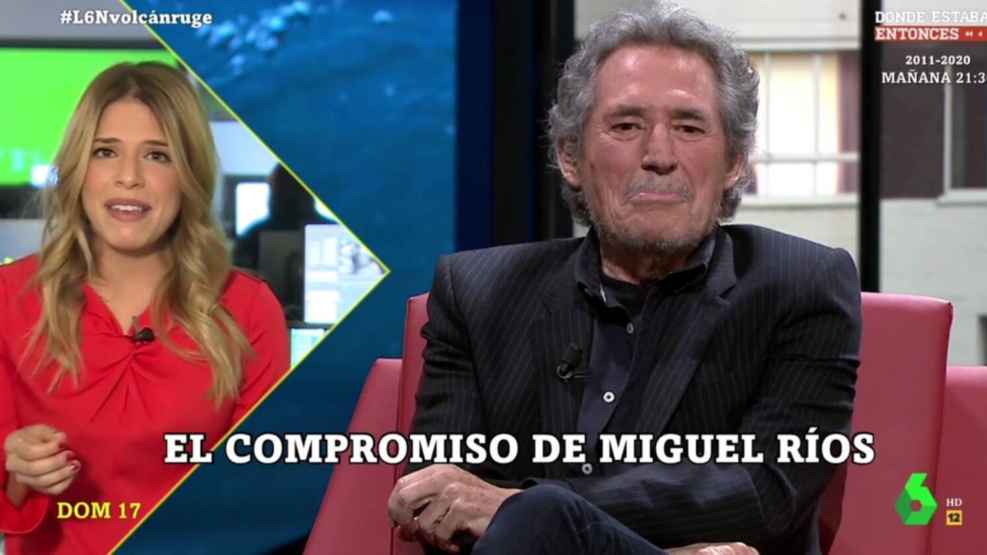 Miguel Ríos hablando para 'La Sexta noche'. (Atresmedia).