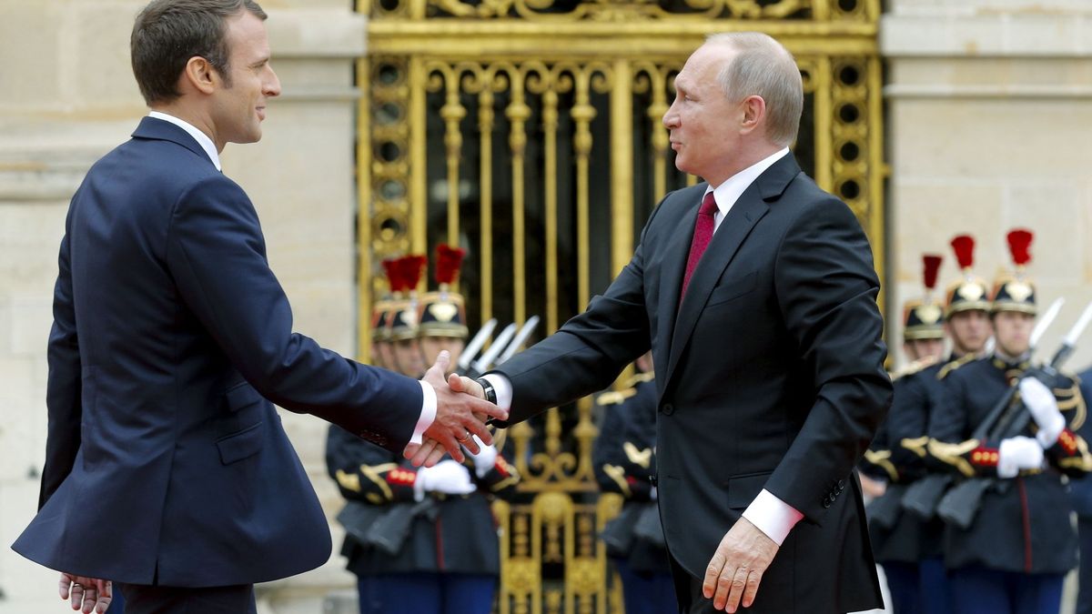 Macron 'amenaza' a Putin: "Si Asad usa armas químicas, habrá respuesta inmediata"