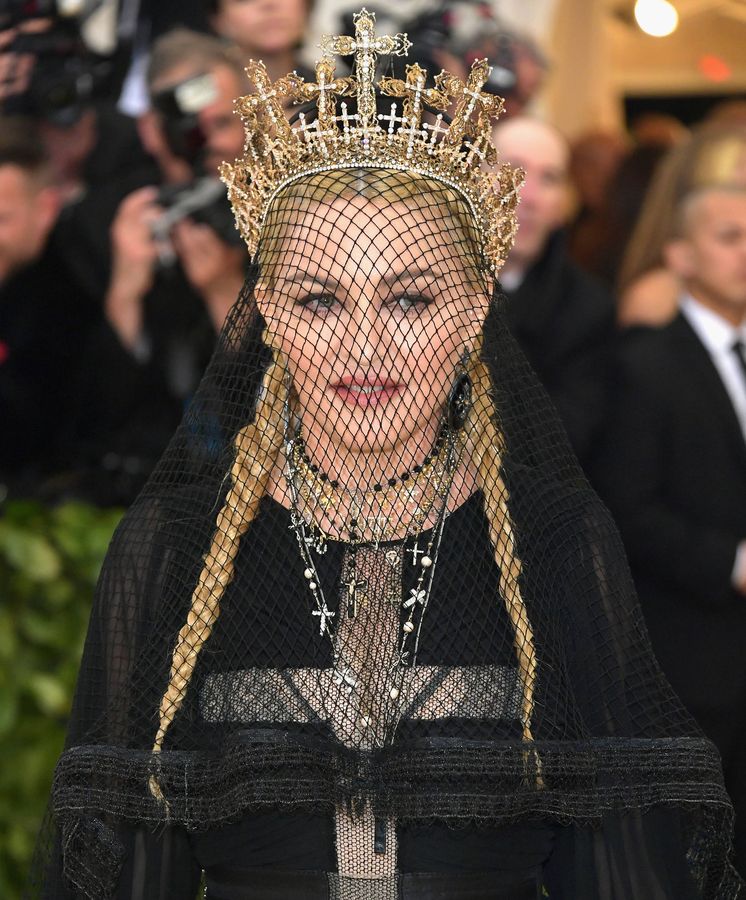 Foto: Madonna en modo rubia. (Getty)