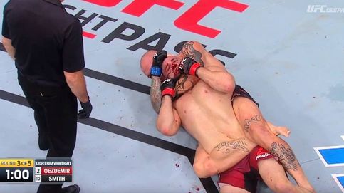 UFC Moncton: Anthony Smith estrangula a Volkan Oezdemir pese a estar casi cojo
