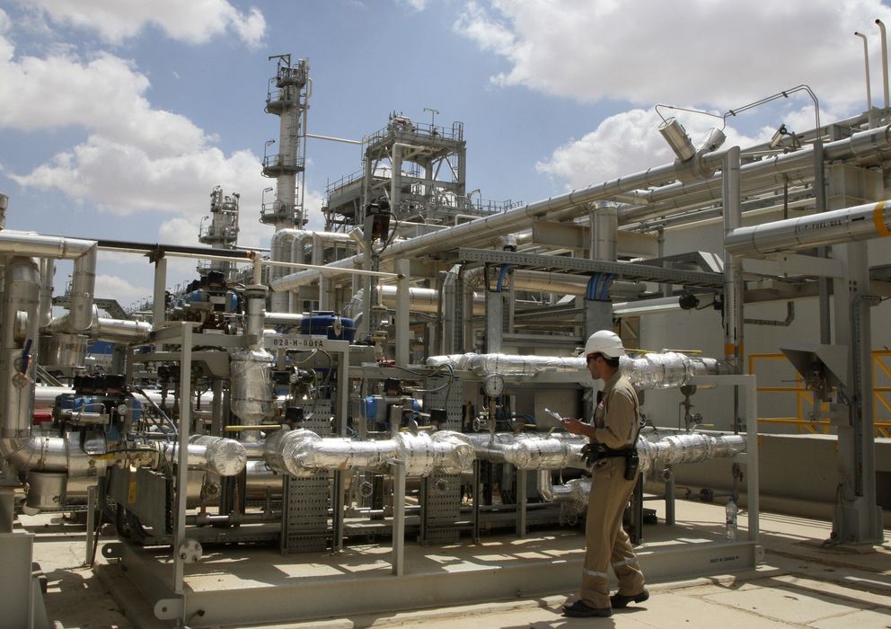 Foto: Planta de gas natural de Ebla, cerca de Homs. (Reuters)