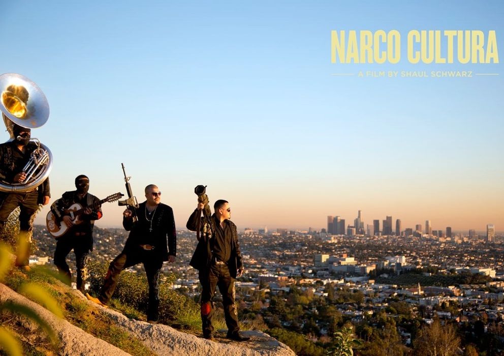 Foto: Una de las bandas de corridos protagonistas de 'Narco Cultura'