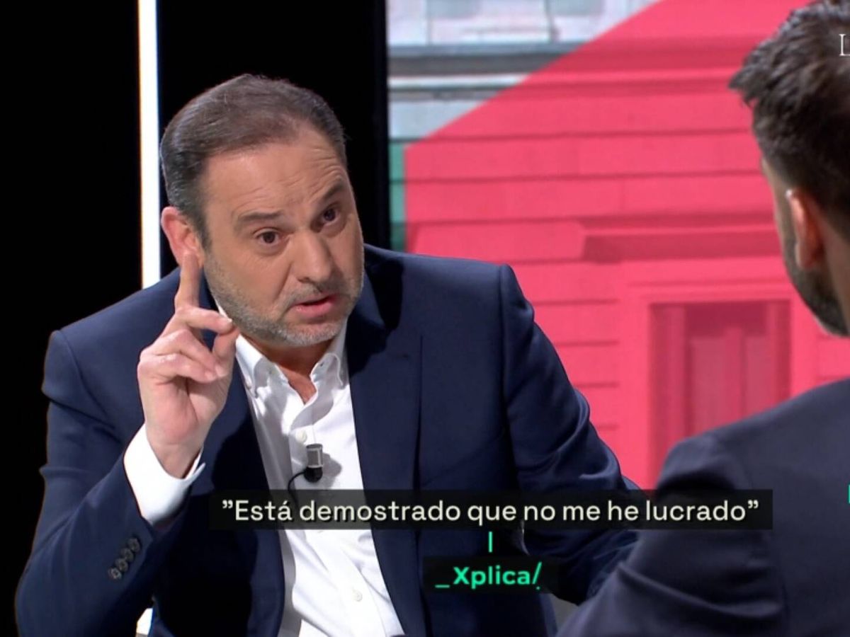 Foto: José Luis Ábalos, entrevistado en 'La Sexta Xplica'. (Atresmedia)