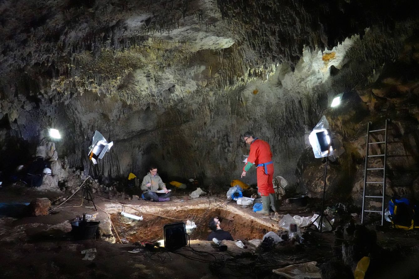 Así es la Cueva de las Estatuas. (Javier Trueba - Madrid Scientific Films)