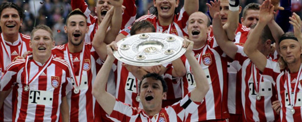 Foto: El Bayern de Múnich, campeón de la Bundesliga tras ganar al Hertha de Berlín