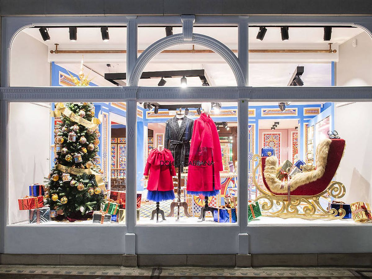 Foto: El escaparate de la tienda de Dolce & Gabbana.